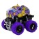 Friction Funky Toys "Tiger", 4x4, springs, purple color