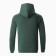 Male sweatshirt is laid down, the color is dark green, size 58