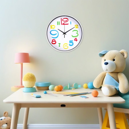 Walls Wall "bright numbers", d-29 cm, smooth move-1