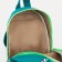 Baby backpack on lightning, green color