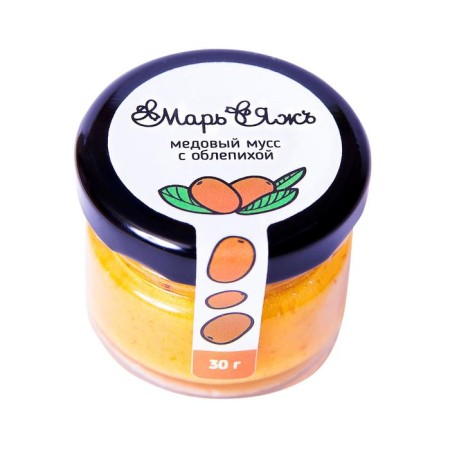 Медовый мусс «Марь&Яжъ», с облепихой, 30 г-3