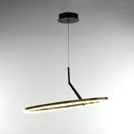 Lamp with DDD "Holly" LED 48W 3000-6000K black and gold 60x60x22 cm-6