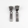 Automatic castle for lightning "Tractor", No. 8, 10 pcs, color black nickel