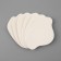 A set of patch for repairing shoes, leatherette, adhesive, 6 pcs, white color, white
