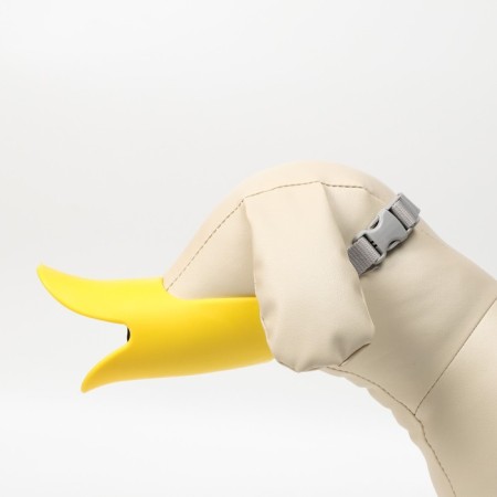 Silicone fixing muzzle, size m (ohm 15 cm, Osh 18-30 cm), yellow-1