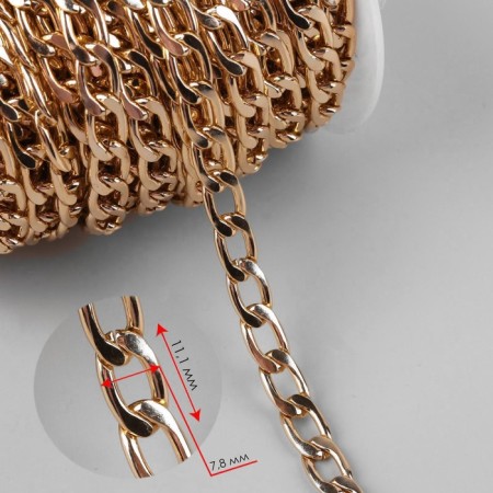 A bag for a bag, flat, aluminum, 7.8 × 11.1 mm, 10 ± 0.5 m, gold color-1