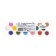 Acrylic paint, set of 18 colors x 3 ml, calligrata, frost -resistant, in a package