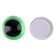 Elose -based eyes, set of 10 pcs., Size 1 pc. - 6 mm, green color