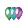 Latex ball 10 ", metal, set 100 pcs., Mix color