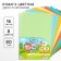 Tinted color, A4, 16 sheets, 8 colors, non -stated, bilateral, in a package, 80 g/m², Smeshariki