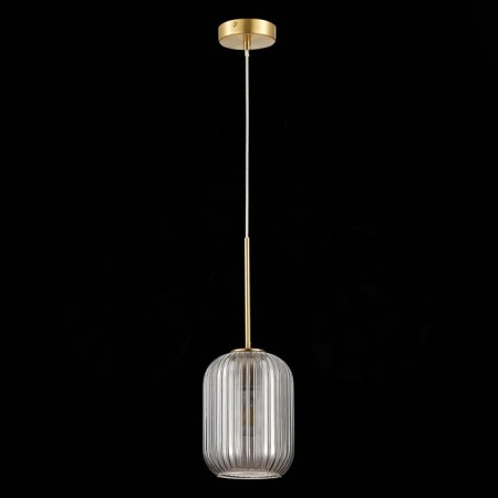 STL LUCE Sus. SL1154.323.01. Gran. 1x60 W, E27, 15.5x15.5x40 cm, brass color-3