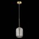 STL LUCE Sus. SL1154.323.01. Gran. 1x60 W, E27, 15.5x15.5x40 cm, brass color