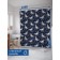 Photostore for the bathroom "Moths in the night", Saten, size 180x200 cm