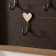 Decorative tree hooks "Wood. Hearts" 2.7x30x20 cm