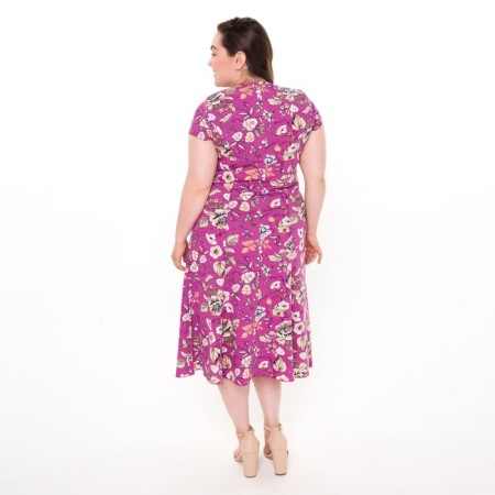 Women's dress, lilac color, size 52-5