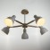 Svetogor chandelier "Project" 5x60W E27 white/beige