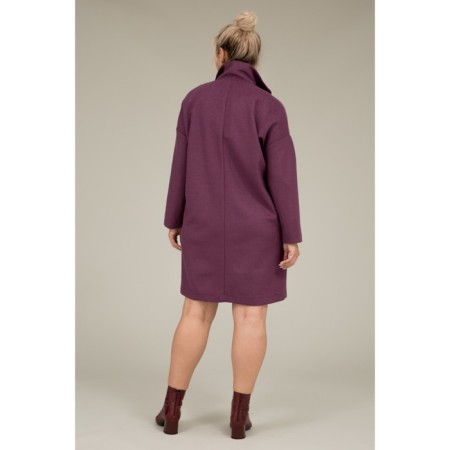 Female dress, size 54, purple color-4