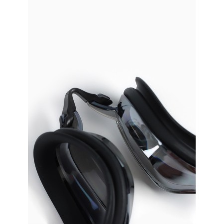 ONLYTOP swimming glasses, a set of nasal jumpers, black, mirror-6