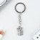 A keychain for children's, metal "Panda", 7 x 1.4 cm