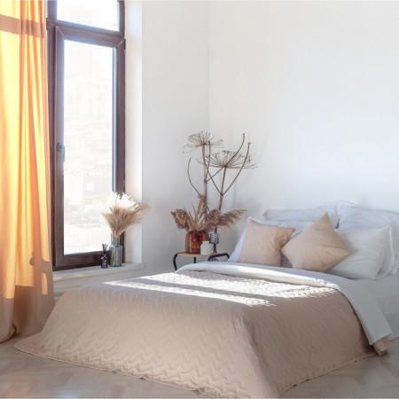 Scande blanket, size 220x240 cm, beige color-2