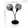 Wrington 1, 2x40W E14 table lamp, black color