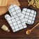 The kitchen set of the “cell” shade is centered, a bag 17*17 cm, mitten 26*16 cm, 100% p/e