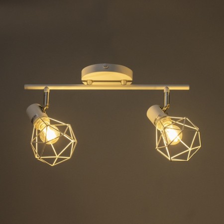 Louisiana lamp 2x60W E14 white/chrome-2