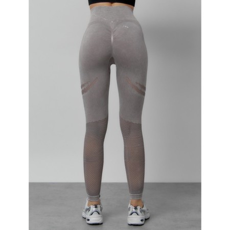 Femic fitness legins, size 44, gray color-3