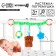 Stretching - Soft rattle on the crib/stroller "Bear", Kroshka I
