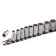 Set of end heads Stels 13602, 1/4 ", hexagonal, CRV, 4-13 mm, 10 pcs.