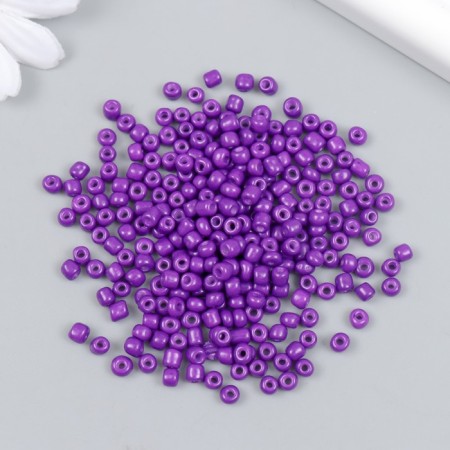Glass beads 6/0 "blackberry" bright 450 g-1