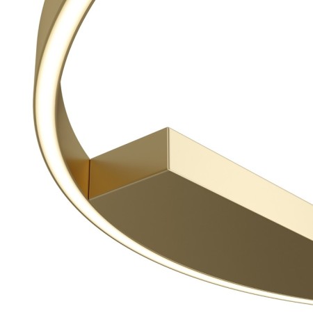 Ceiling Lamp Maytoni Mod058CL-L50BSK, LED, 51W, 80x80x3.5 cm, 2300lm, brass color-1