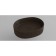 Haling shell Treia Aries, 545x420 mm, oval, Truffel color