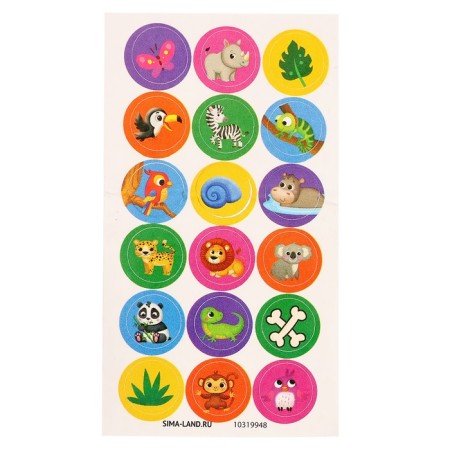 Game set "Wild tooth", 1 figure, color mix-8