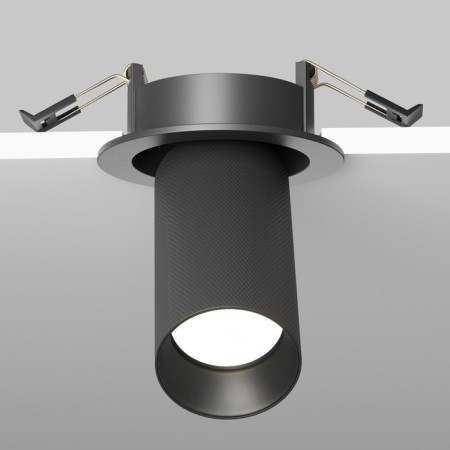 The built-in lamp Technical C081CL-01-GU10-B, 1x10W, 5.4x5.4x14.1 cm, GU10, black color black-4