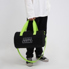 Sports bag Game Start, 40x24x21, lightning department, long belt, black color