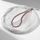 Beads Shar No. 2 “Agat Bordovy”, 34 cm with an extension cm 5 cm