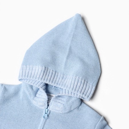 Jumper knitted baby I am a height of 80-86 cm, blue-1