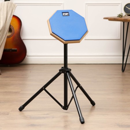 A set of drummer Music Life: PED 8 inches, stands, drum sticks, blue-1
