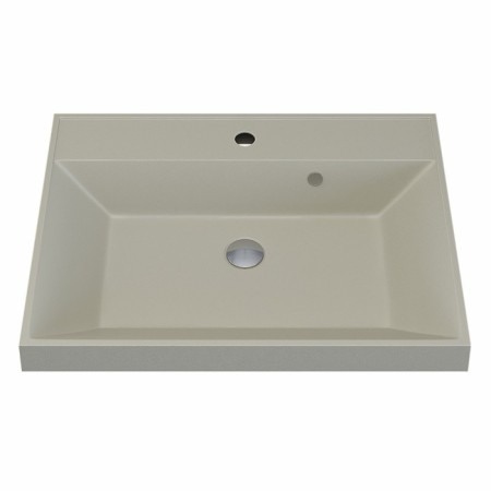Sink uperwood Classic Quartz 60 cm, quartz, beige matte, linen-4