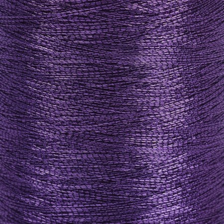 Metallized thread, 91 ± 1 m, 6 pcs, purple color-1