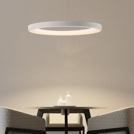 Suspended chandelier Mantra Niseko, Led, 4200lm, 3000-6000k, 500 mm, white color-4
