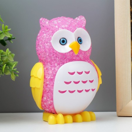 Nightnick "Eagle owl" Led RGB from 3xlr44 mix 6x7x10cm Risalux-1