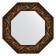 Mirror in the baguette frame, Byzantium bronze 99 mm, 58.8x58.8 cm