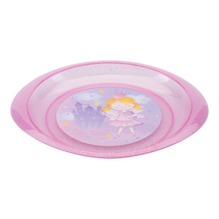 Children's “Princess” plate, diameter 18 cm, for second dishes, from 4 months, Mix colors-6