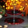 Glass 2-tier shade “New Year's Wreath”, D = 25/20 cm