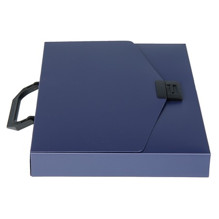 A4 Portfire folder, 1 department, 700 μm, calligrata, up to 300 sheets, blue-1