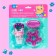 Set: Nibbler for feeding with silicone mesh + silicone toothbrush on a finger in a container + silicone rejector "Kotorusalka"