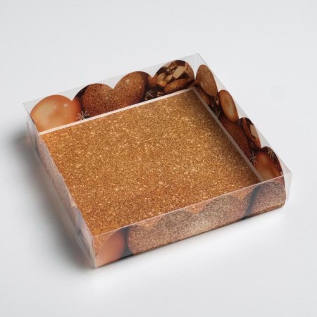 Box for confectionery products with PVC “Everything will work out”, 13 x 13 x 3 cm, New Year-2
