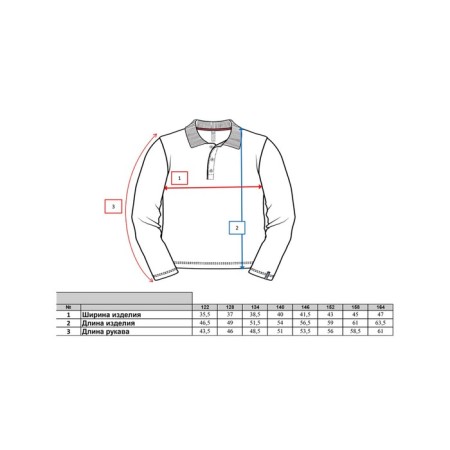 Polo for the boy PlayTode School Boys, height 128 cm, color gray color-6